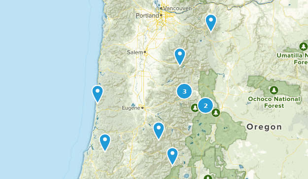 Hikes to do Map