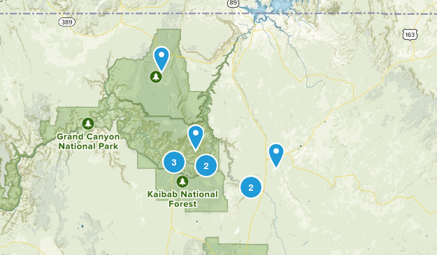Grand Canyon NP Map