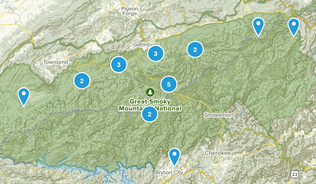 Smoky mountain Map