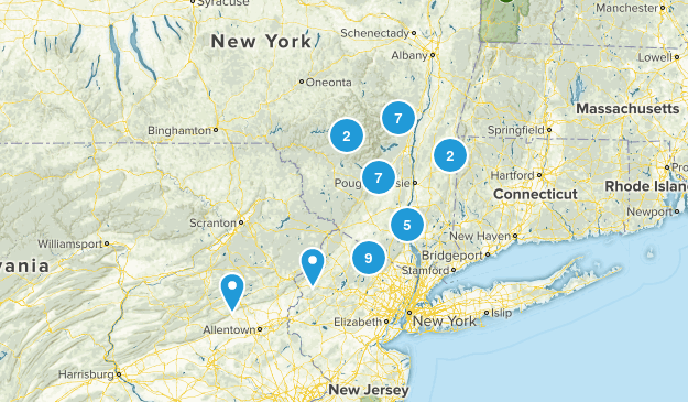 Local-ish Hikes Map