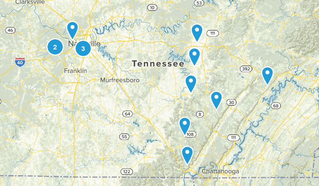 Nashville Area Map