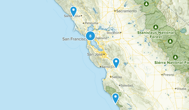 Full Day Hikes Map