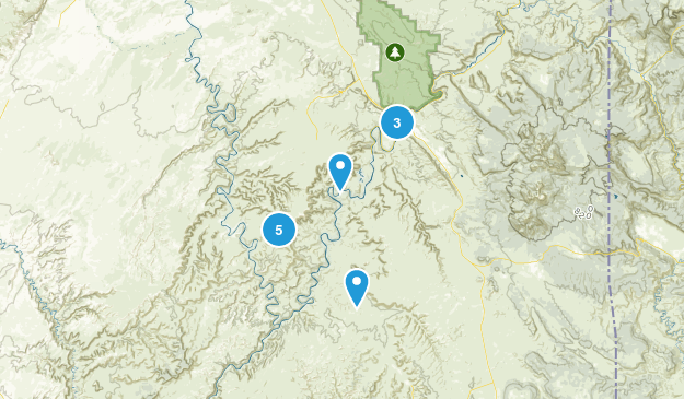 Canyon Land - Arches NP Map