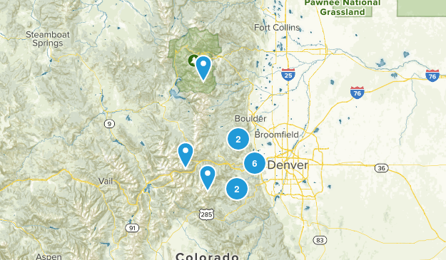 Denver Hikes Map