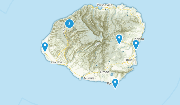 kauai Map