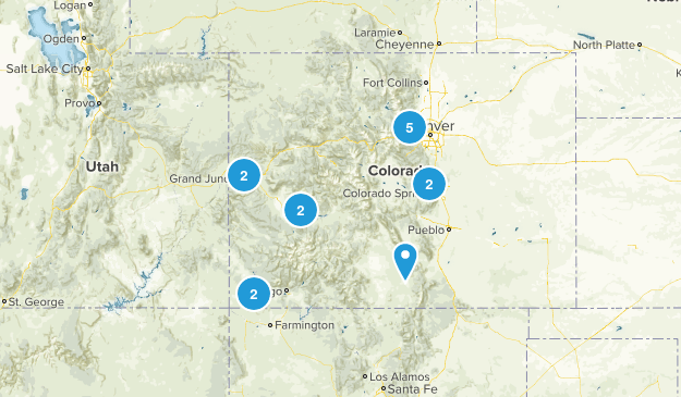 Kid Friendly Colorado Hikes Map