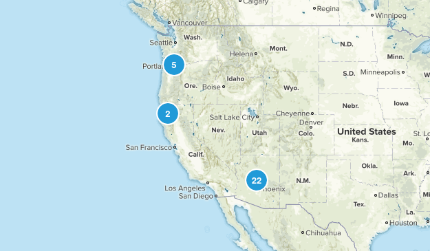 completed trails Map