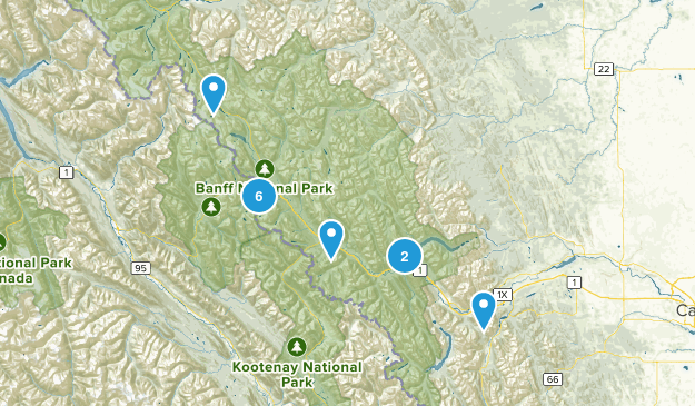 Banff Map