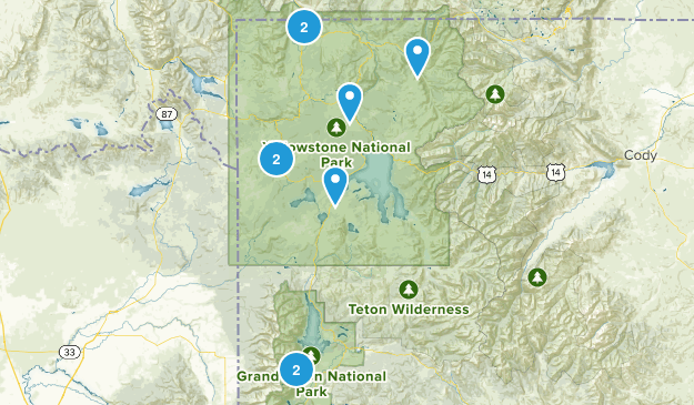 Yellowstone Trip Map