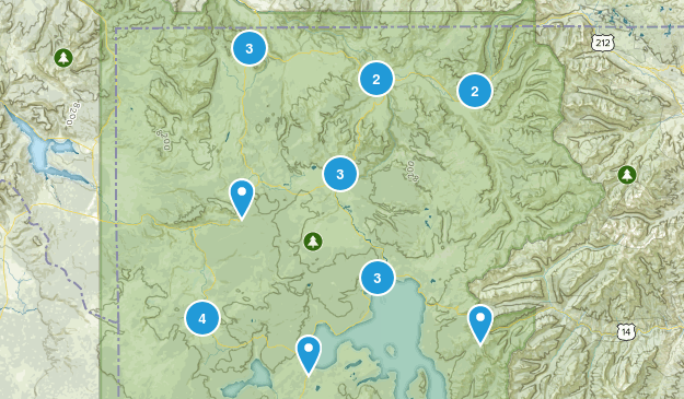 Yellowstone Map