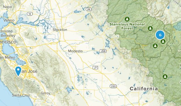 lee vining Map