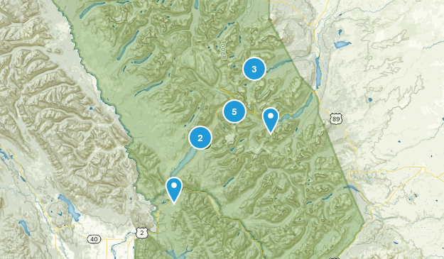 Glacier Plans Map