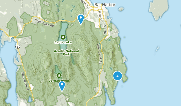 Acadia National Park Map