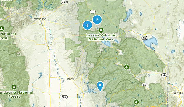 Lassen National Park Map