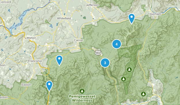 Presidential Range Map