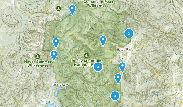 RMNP Map