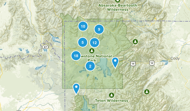 Yellowstone Map