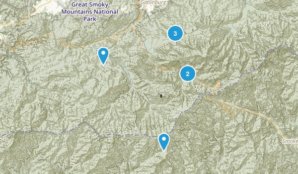 Smoky Mountains Map