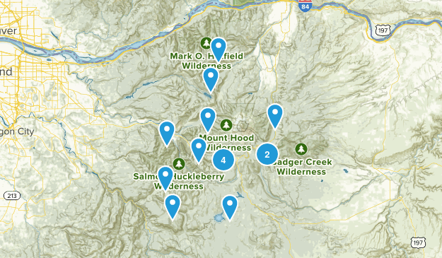 Mt. Hood Day Trip Map