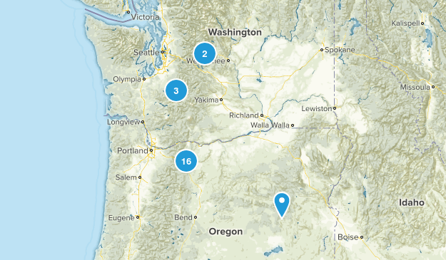 PLACES TO HIKE Map