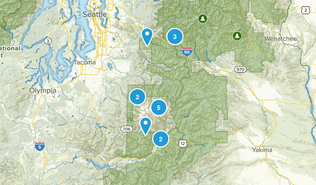 South Cascades Map