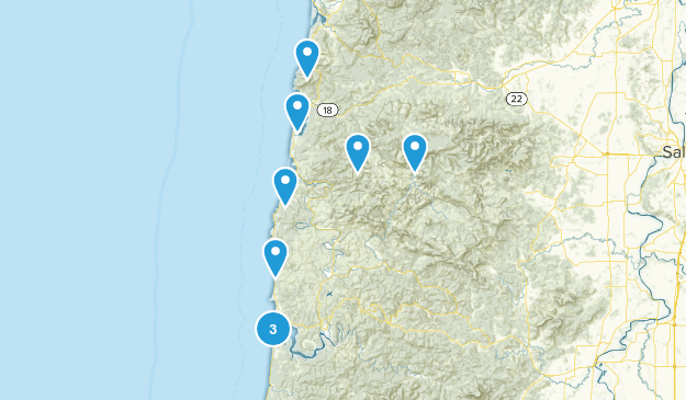 Oregon Coast Map