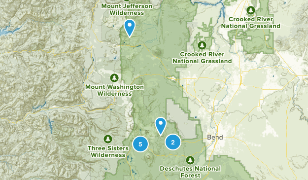 Deschutes National Forest Map