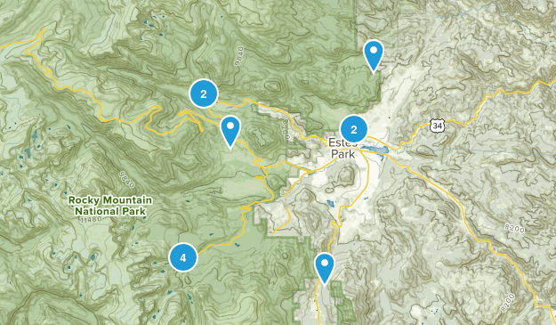 rocky mtn natl park Map
