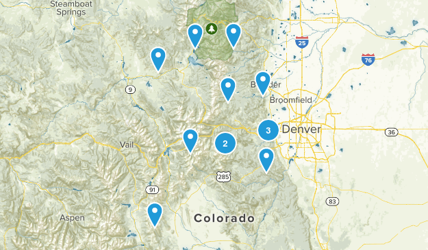 Mountians 3-5 Miles Map