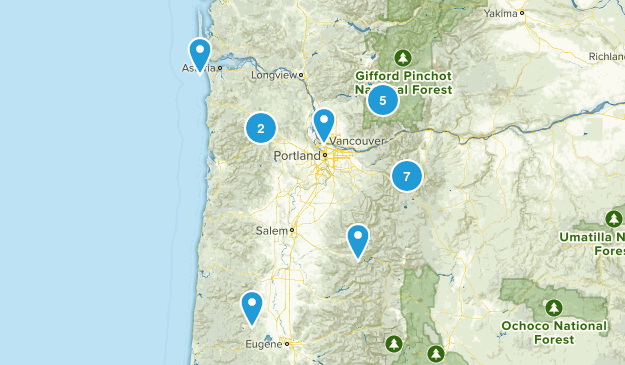 2 hours from home PDX Map