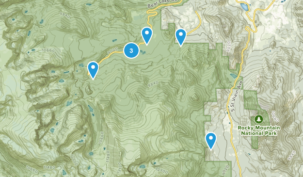 RMNP East Map
