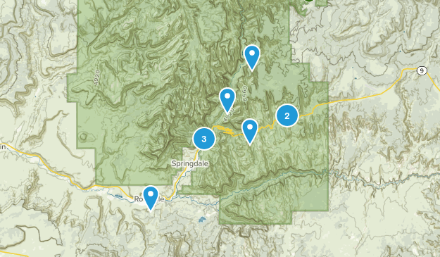 East Zion Map