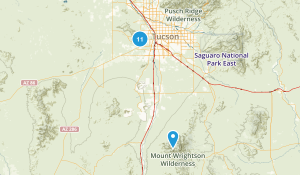 want to hike Map