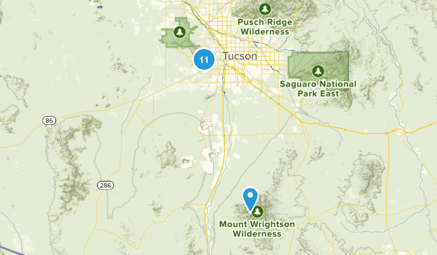 want to hike Map
