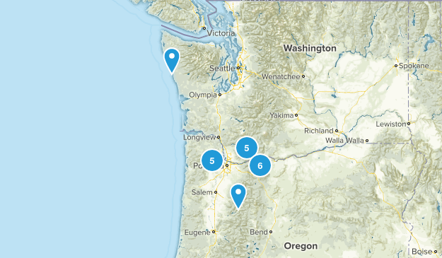 Upcoming Hikes Map