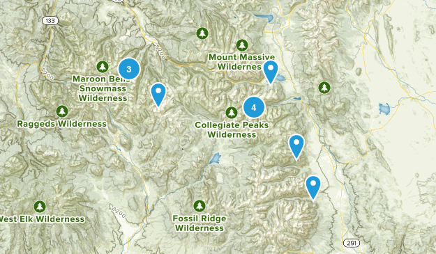 14ers Map