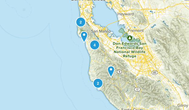 Training Hikes Map