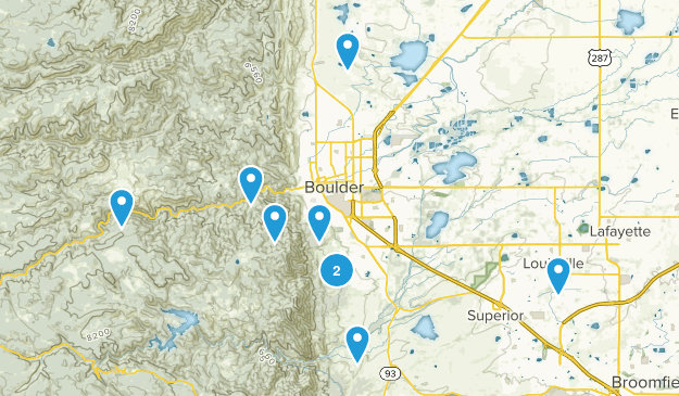 goal hiking Map