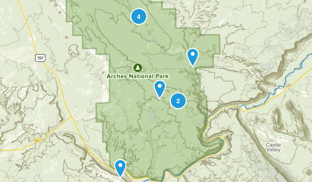 Arches Map