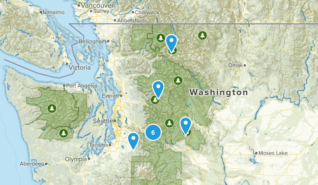 summer 2018 hiking goals Map
