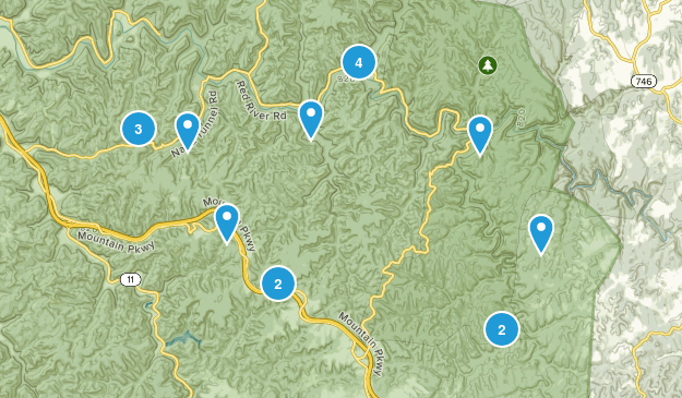 Red River Gorge Map