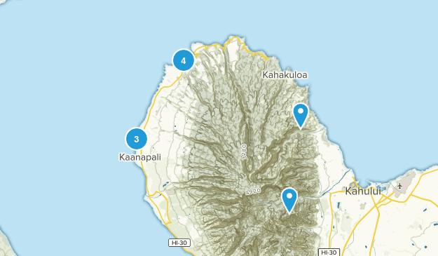 Maui Trails Map