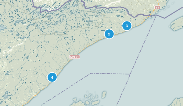 superior hiking trails Map