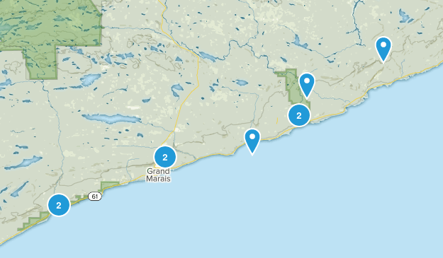 grand marais Map