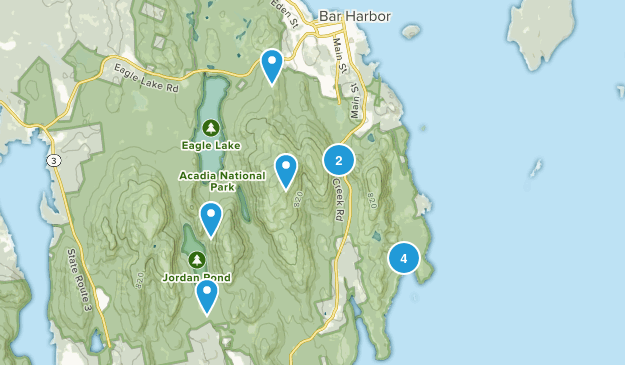 bar harbor Map