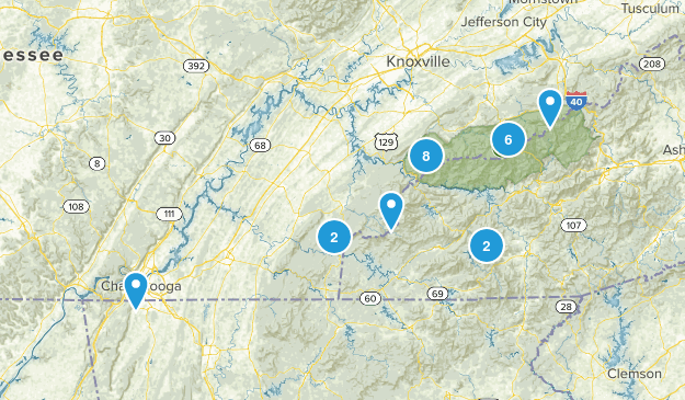 Smoky Mountains Map