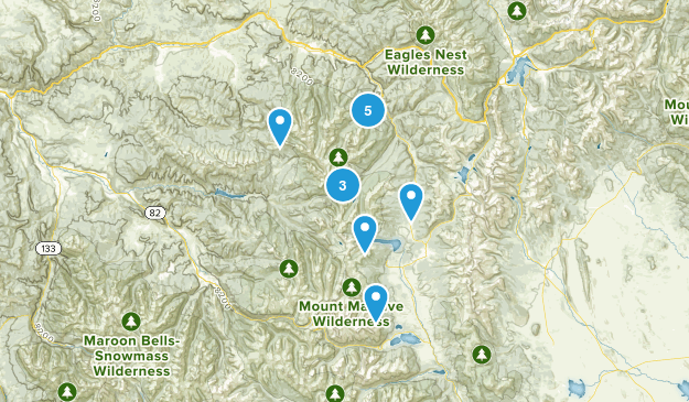 Sawatch, Leadville Area Map