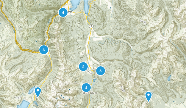 breckenridge and keystone Map