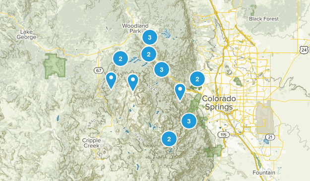 Colorado Springs Map