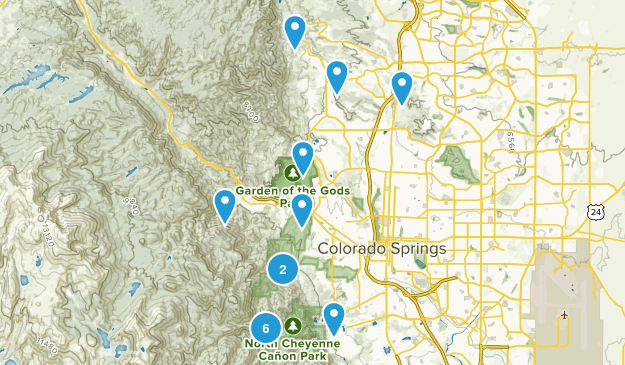 COS Trails I Want To Hike Map